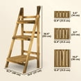 thumbnail image 3 of Outsunny Outdoor Plant Stand, Foldable Flower Stand, 16" x 15" x 37", 3 of 10