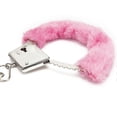 thumbnail image 3 of Menottes en Métal et Peluche Multifonctions pour Adultes, Poignets de Main pour Couples, Jeu de Rôle, Extérieur, Rose, 3 of 4