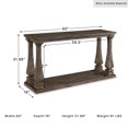 thumbnail image 3 of Signature Design by Ashley Johnelle Console Table in Gray, 3 of 12