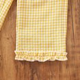 thumbnail image 4 of Hiiyo Infant Girls Cotton Outfits Ruffle Sleeveless Plaid Tank Top Pants Set, Sizes 6M-4T, 4 of 4