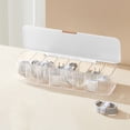 thumbnail image 4 of Liquidation, Plastic Cable Holder, 8-Compartment Data Organiser, Stackable Lid Design, for Electronics, Travel Office Use, Cable Management Box, Organised Charging Solution Hzhnb Your find, 4 of 9