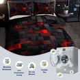 thumbnail image 3 of Bedding Duvet Covers Bedding Duvet Cover Three Piece Setduvet Cover Set, 3 of 6