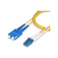 thumbnail image 1 of StarTech.com 15m (50ft) LC to SC (UPC) OS2 Single Mode Duplex Fiber Optic Cable, 9/125��m, Laser Optimized, 10G, Bend Insensitive, Low Insertion Loss SC/UPC 15 m (M) - LSZH Fiber Patch Cord (SMLCSC-OS2-15M) - Câble Patch - LC/UPC Monomo vers Monomode (M) - - 0.1 Po - Fibre Optique - Recto Verso - 9 / 125 Microns - OS1/OS2 - Sans Halogène, Passif - Jaune, 1 of 7