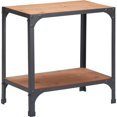 thumbnail image 1 of Serta Overland Side Table Wood and Black Metal, 1 of 11