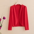 thumbnail image 2 of AherBiu Plus Size Cardigan for Women Open Front Lightweight Fall Cardigans Trendy Causal Cover up Shrugs, 2 of 3