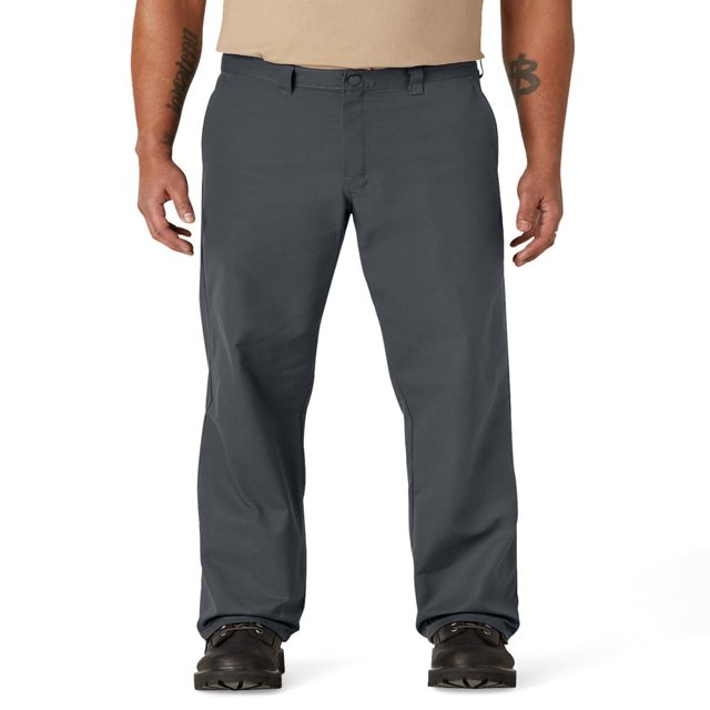 Genuine Pantalon Droit à devant Plat à Coupe Régulière (Hommes) 1 Unité 1 Paquet