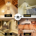 thumbnail image 3 of Bell + Howell Triburst 4000 Lumens Multi Directional LED Garage and Shop Light 144 Bulb Easy Install Energy Saving, 3 of 9