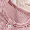 thumbnail image 4 of RXIRUCGD Round-neck Ribbed Velvet Bottoming Shirt For Kids( Pink, Size:1-2 Years ), 4 of 8