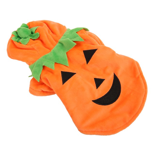 Pumpkin Dog Clothes, Dogs Winter Clothing Eye Catching Colors Fleece Comfortable For Medium Large Dogs For Teddy Orange XL