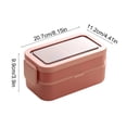 thumbnail image 3 of Insulated And Sealed Portable Compartmented Lunch Box For Students And Office Workers That Can Be Microwaved, 3 of 6