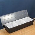 thumbnail image 2 of Fruit Box Compartment Snack Container Plastic Garnish Station for Bartending, 2 of 6