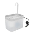 thumbnail image 2 of Cat Water Fountain, Easy To Disassemble Pet Drinking Fountain Automatic Circulation   For Cats Transparent White, 2 of 8