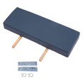 thumbnail image 4 of Milaget Massage Table Length Extender PU Cover Pratical Attachment Extension Cushion navy blue, 4 of 9