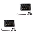 thumbnail image 1 of tamizeot Single Bridge Instrument Accessories Metal Structure Upgraded Fittings Professional Pull Strings Board Neck Joint Plate 2Set, 1 of 6