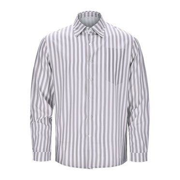 Ketyyh-chn99 Polo pour Homme 2024 Été Hauts Bouton Poche Poitrine Coton Lin Décontracté Manche Courte Chemise Ample Couleur Unie Chemise Gris,G
