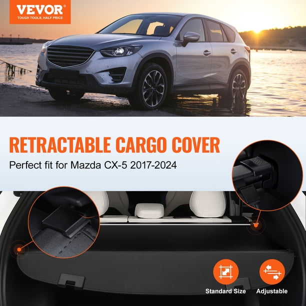 VEVOR Retractable Cargo Cover for Mazda CX-5 2017-2024 Upgraded