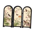 thumbnail image 3 of Siruishop Chinese Design Mini Screen Ornament 3 Panel Divider for Fireplace Countertop A, 3 of 8