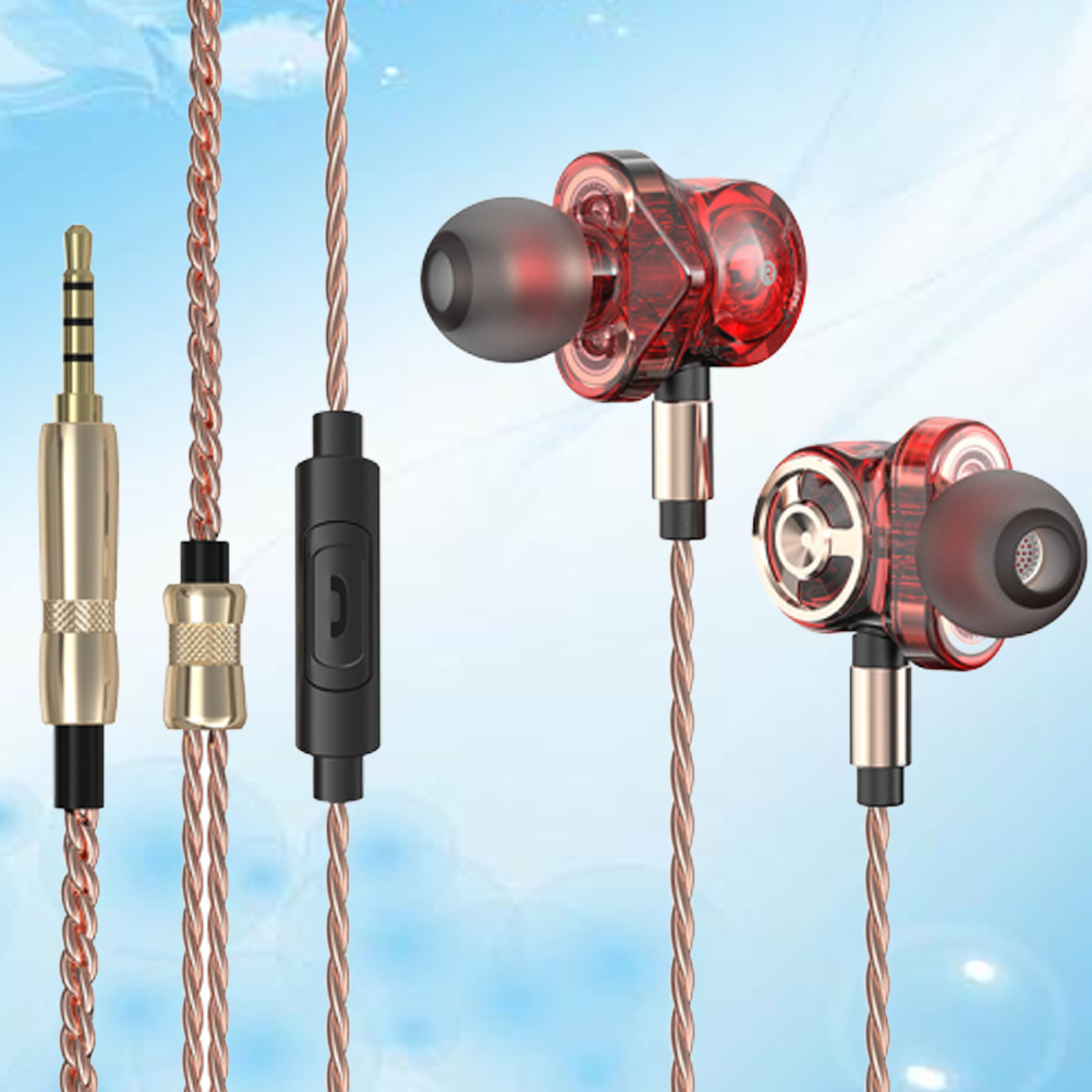 KAKOWELY Gaming Earbuds Wired with Mic Metal Rock Music 1Pack Back to School