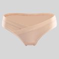 thumbnail image 4 of XZNGL Ladies Comfortable Prenatal Solid Color Large Size Abdominal Panties Low Waiste Underpants, 4 of 9