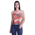 thumbnail image 4 of Moomaya Haut Court à Bretelles Spaghetti Imprimé pour Femmes Cami Tops d'Été, 4 of 5