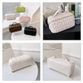 thumbnail image 2 of PU Cosmetic Bag Lightweight Makeup Box Portable for Holiday Gifts (Green), 2 of 9