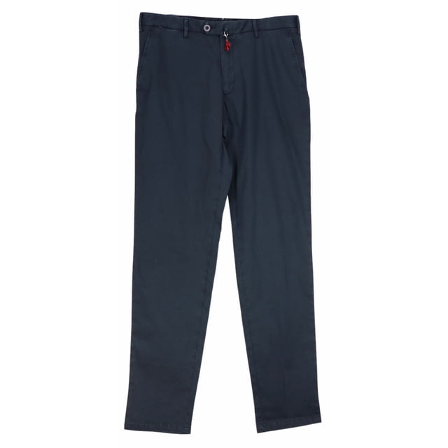 Isaia Men's Navy Tinto Regular Fit Pants & Capri - 36 US / 46 EU