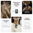 thumbnail image 4 of DJI Mic 2 Système de Microphone Sans Fil Compact pour Appareil Photo et Téléphone Intelligent, 4 of 8