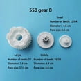 thumbnail image 1 of Plastic Gear For Gearbox 550 And 390 Children\S Electric Car Kid Ride On Toy 550 gear B set, 1 of 9