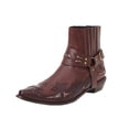 thumbnail image 2 of LSLJS Men's Ankle Boots, Fashion Large Size Winter Western for Men's Embroidery Mid Calf Chunky Heel Retro Pointed, 2 of 3