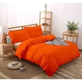 thumbnail image 1 of 800 Thread Count 100% Egyptian Cotton 5 Piece Duvet Set with Zipper Closure & Corner 5 Pc Duvet Set Solid Pattern, 1 of 4