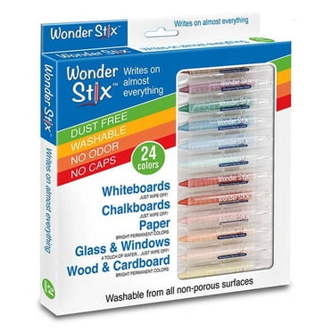 THE PENCIL GRIP Wonder Stix, Assorted Colors, 24 Count, 3 Pack
