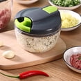 thumbnail image 4 of Binwennn Small Kitchen Aid Mixers with Attachments Manual Meat Grinder Vegetable Cutter Garlic Crusher Dumpling Filling Baby Food Machine Hand Cut, 4 of 8