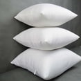 thumbnail image 4 of yulier Throw Pillow Insert, 18 x 18 Inches Square Pillow Insert, Sofa Cushion Inner, Bed and Couch Stuffer Pillow, Lightweight Soft Indoor Decorative Pillow, White, 4 of 8