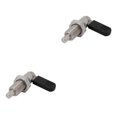 thumbnail image 2 of maskred Durable Stainless Steel L Type Indexing Plungers Fine Thread Locking Bolts Silver M20-10 2Set, 2 of 6