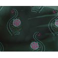 thumbnail image 4 of oneOone Georgette Viscose Fabric Leaves & Floral Block Fabric Prints By Yard 42 Inch Wide, 4 of 4