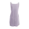 thumbnail image 5 of FAIWAD Robes Salopettes pour Femmes Été Entraînement Robe d'Été Filles Bretelle Ajustable Robe Trapèze Mini avec Poches, 5 of 5