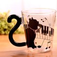 thumbnail image 3 of Bangcool Glass Cup Cartoon Cat Tail Handle Milk Glass Cup Tea Mug Coffee Mug, 3 of 8