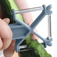 thumbnail image 4 of Iumwxz Potato Peeler Multi Functional Three In Peeler Multi Purpose Melon Peeler Household Fruit Peeler Potato Peeler Peeler Navy Plastic Tax Free Weekend, 4 of 6