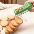 thumbnail image 2 of TIELUTT 2 in 1 Mini Hand Held Vacuum Sealer compatible with Machine with Bags Vacuum Sealer Containers Set Small Food Sealer compatible with Machine Vacuum Sealer System for Food compatible with Mach, 2 of 4