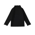thumbnail image 1 of MeetoTime 1-10 Ans Chemise Décontractée Ample Couleur Unie Dentelle Petit Col Haut Base Garçons Filles Manches Longues Col Rond Haut, 1 of 3