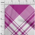 thumbnail image 2 of oneOone Rayon Purple Fabric Tartan Craft Projects Decor Fabric Printed By The Yard 56 Inch Wide, 2 of 4