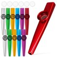 thumbnail image 1 of 12 Pcs Kazoos Kazoo Instrument Metal Kazoos For Adults Beginner Kazoos Performance Kazoo For Kids, 1 of 9