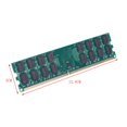 thumbnail image 3 of 2X DDR2 4GB Memory RAM 1.5V 800MHZ PC2-6400 240 Pin Desktop DIMM Unbuffered Non-ECC for AMD Motherboard Desktop,2 * Memory RAM,Green, 3 of 8