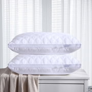 KIHOUT Summer Clearance Bed Pillows Standard / Queen Size Set of 2 - Down Alternative Bedding Gel Cooling Pillow for Back, Stomach or Side Sleepers