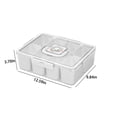 thumbnail image 3 of SuoKom Kitchen Plastic Food Storage Container with Airtight Lids Reusableleftover Food Lunch Boxes - Leak Proof, 3 of 7