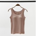 thumbnail image 2 of B91xZ Camisole Camisole pour Femmes Bretelles Spaghetti Réglables Kaki S, 2 of 4