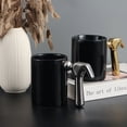 thumbnail image 3 of SIYTUAU Electroplated Silver Handle Ceramic Coffee Mug For Home Office Kitchen Gift Giving And Everyday Use Silver, 3 of 3