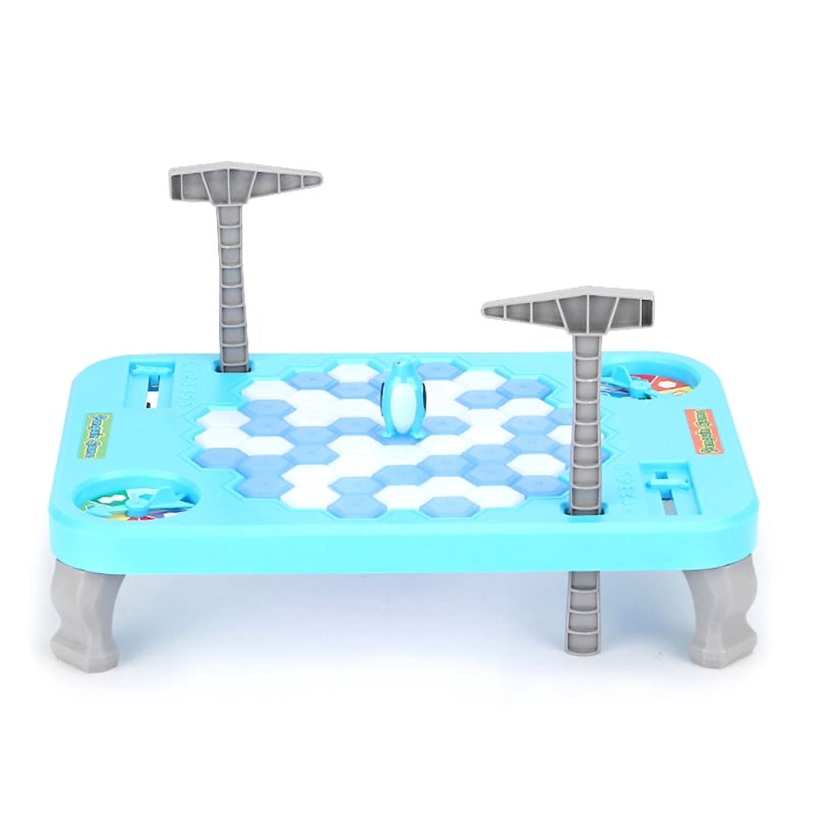LIYJTK Ice Breaking Game Toy, Animal Board Game Large Puzzle Knock Block Trap Break Ice Interactive Board Game with Hammer Parent Child Family Party Toy[Animal1]
