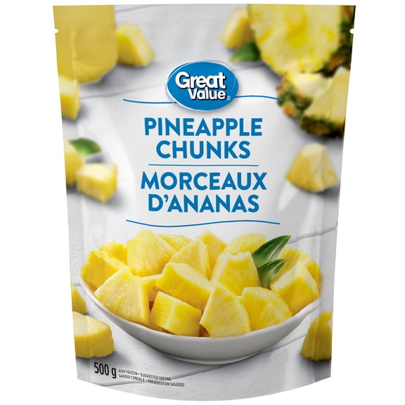 Great Value Pineapple Chunks, 500 g
