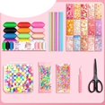 thumbnail image 5 of simhoa Blow Bubbles Double Sided Tape with s Sequins DIY Crafts Waterproof Creative Transparent Color Handmade Ball Educational Toy for Adults , 47PCS without Tape, 3meters, 5 of 5
